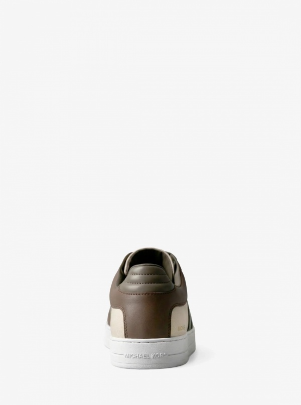 Michael Kors Mens Brady Color-Block Leather Sneaker