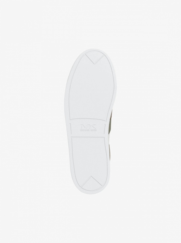 Michael Kors Mens Brady Color-Block Leather Sneaker