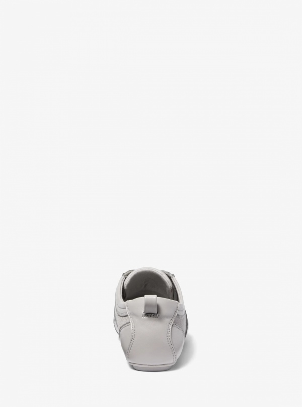Michael Kors Keely Suede and Leather Trainer