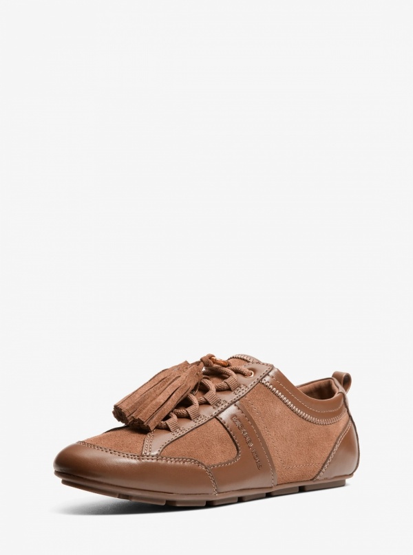 Michael Kors Keely Tassel Suede Trainer