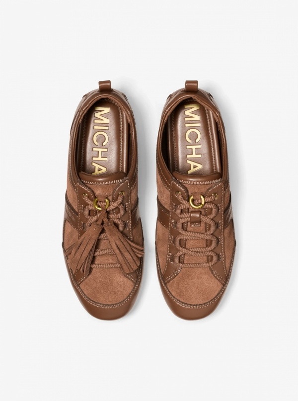 Michael Kors Keely Tassel Suede Trainer