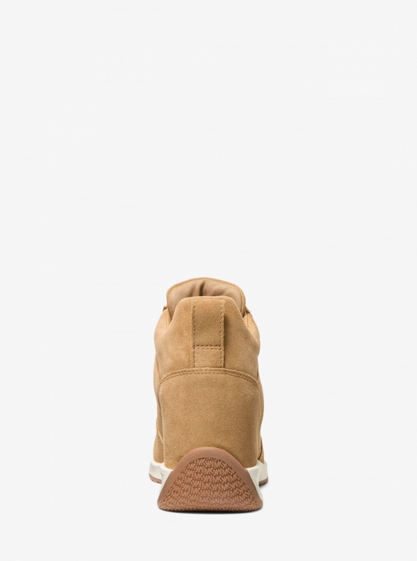 Michael Kors Nikko S2 Suede Wedge Trainer