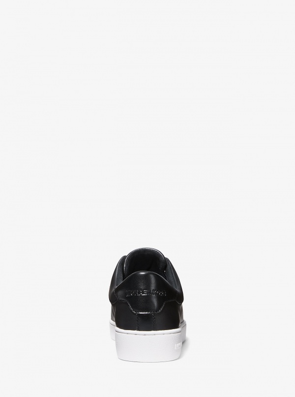 Michael Kors Keaton Leather Zip-Up Sneaker