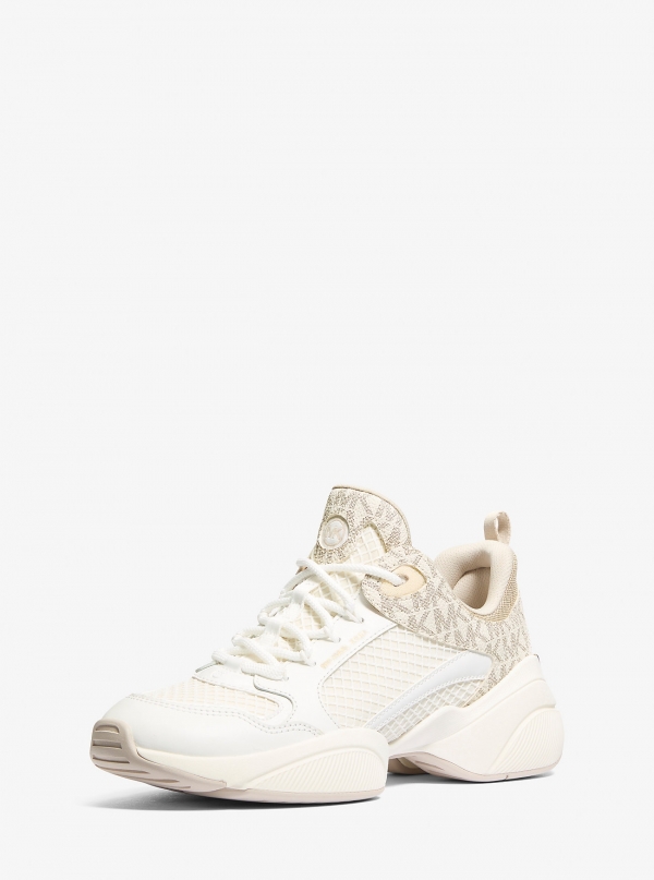 MICHAEL Michael Kors Bowie Signature Logo and Mesh Trainer