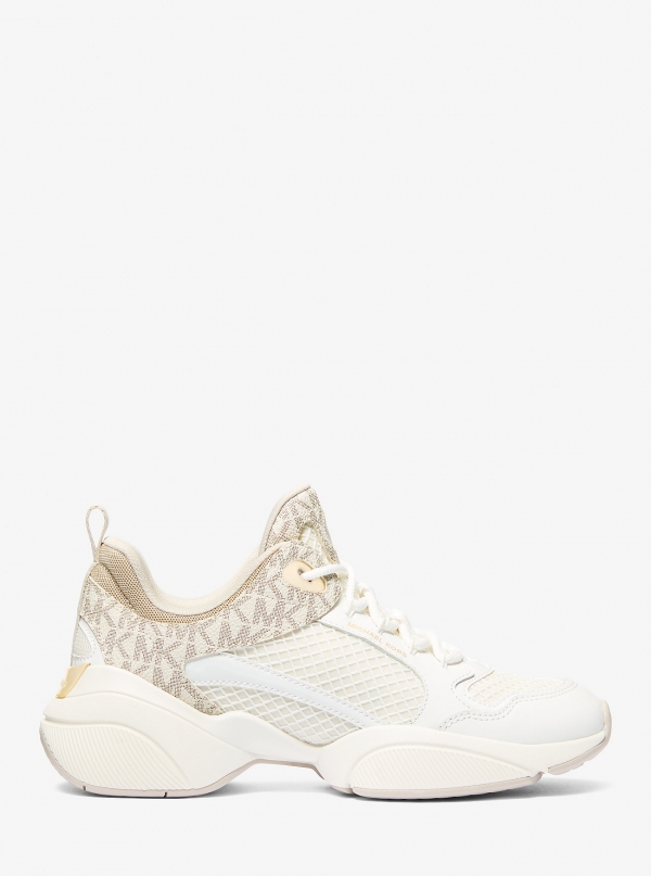 MICHAEL Michael Kors Bowie Signature Logo and Mesh Trainer