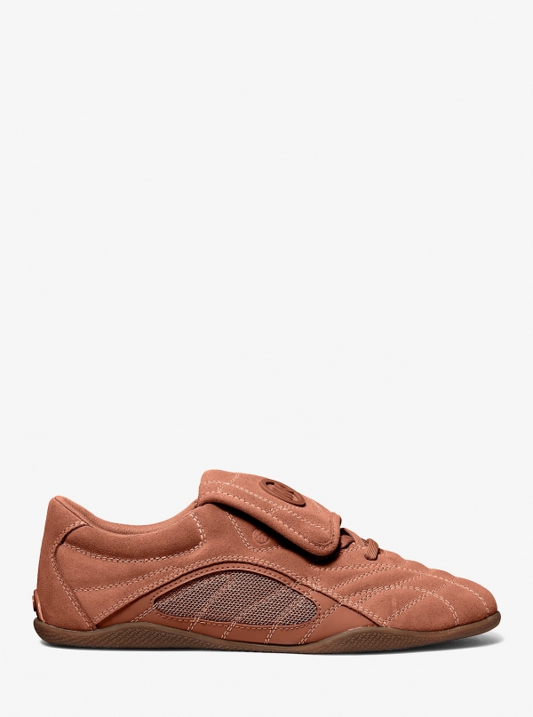 MICHAEL Michael Kors Kyler Suede and Mesh Trainer
