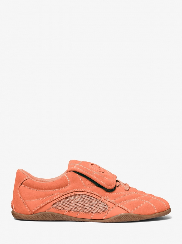 MICHAEL Michael Kors Kyler Suede and Mesh Trainer