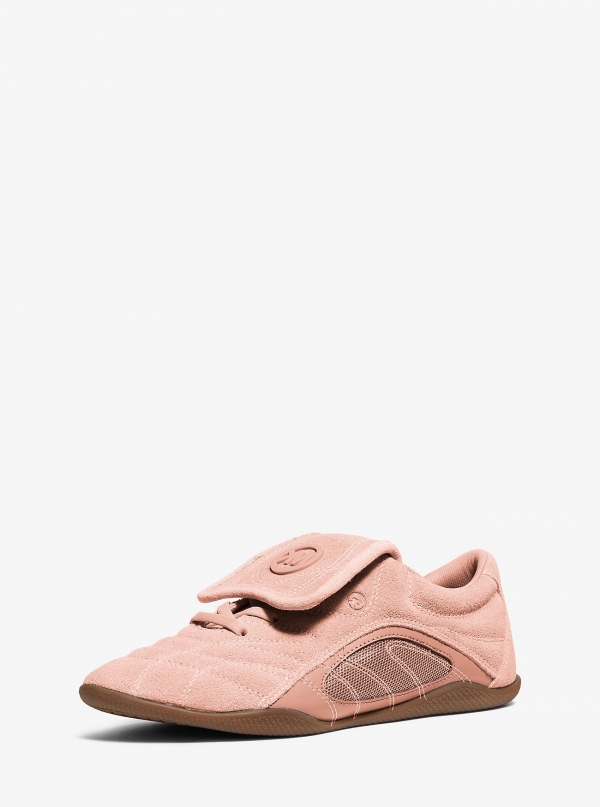 MICHAEL Michael Kors Kyler Suede and Mesh Trainer