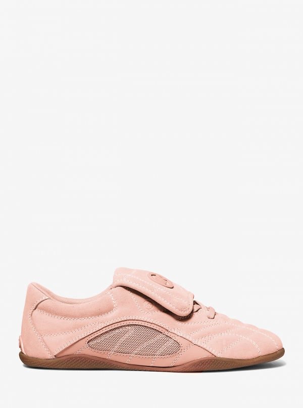 MICHAEL Michael Kors Kyler Suede and Mesh Trainer