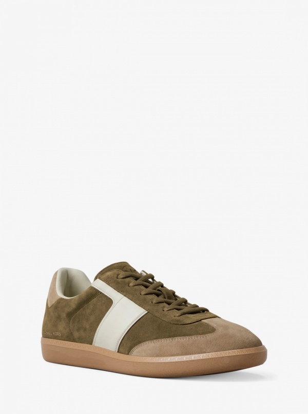 MICHAEL Michael Kors Jovie Color-Block Suede Sneaker