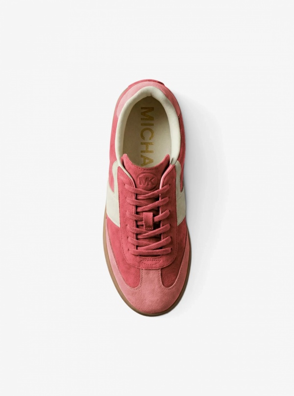 MICHAEL Michael Kors Jovie Color-Block Suede Sneaker