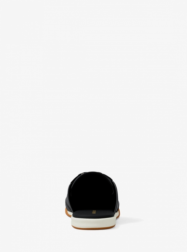Michael Kors Nolan Nylon and Suede Mule
