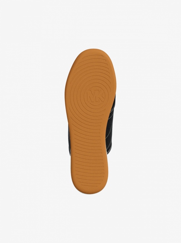 Michael Kors Nolan Nylon and Suede Mule