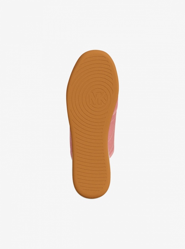 Michael Kors Nolan Nylon and Suede Mule