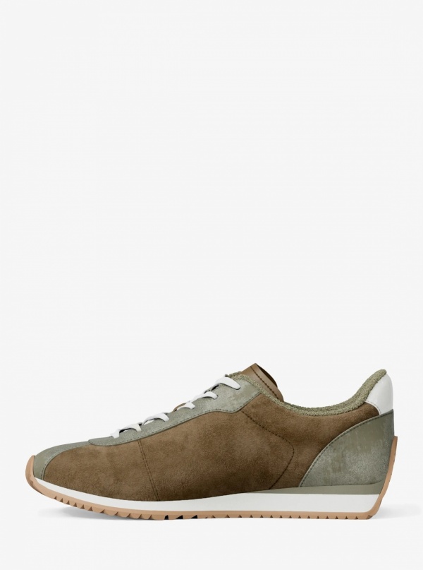 Michael Kors Rhodes Color-Block Suede Trainer