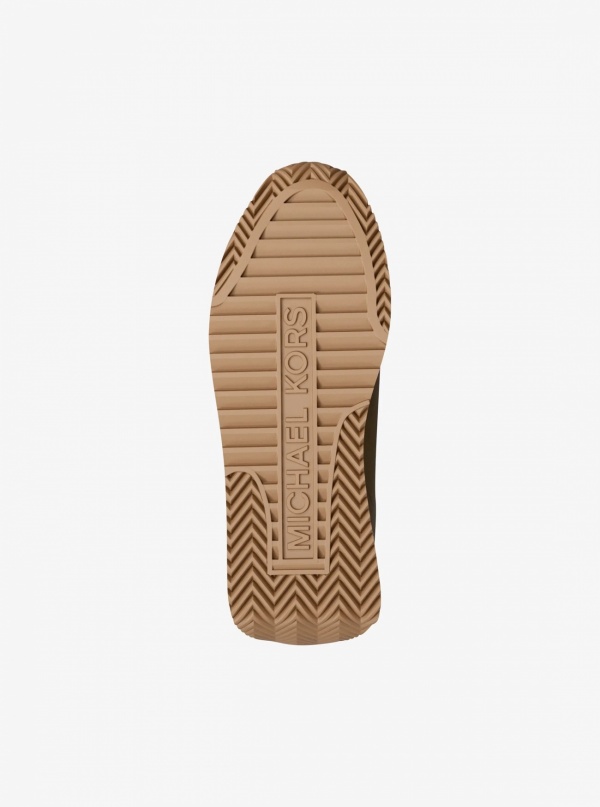 Michael Kors Rhodes Color-Block Suede Trainer