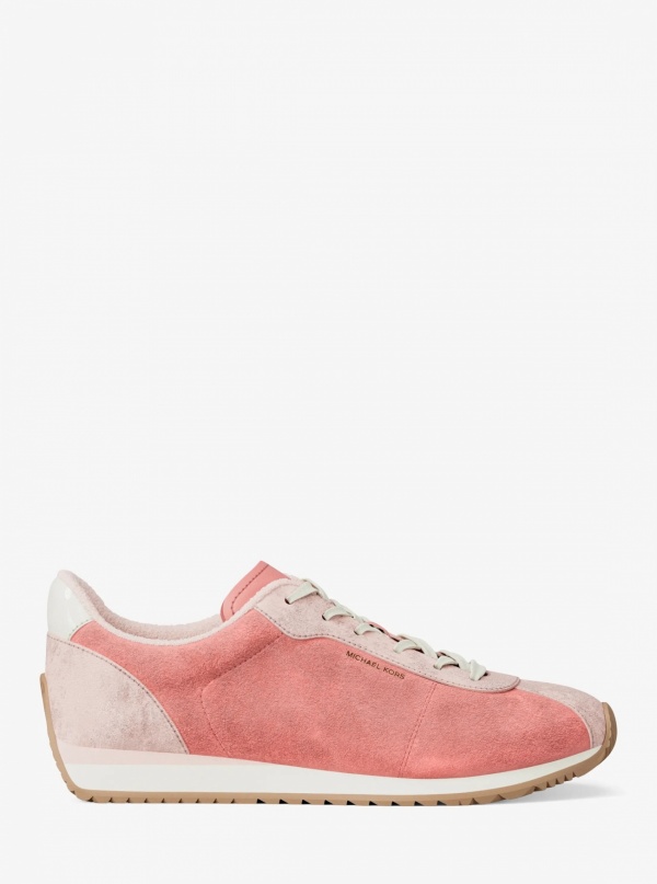 Michael Kors Rhodes Color-Block Suede Trainer