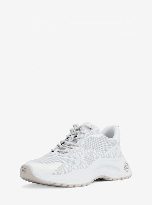 Michael Kors Mens Levie Mixed-Media Trainer