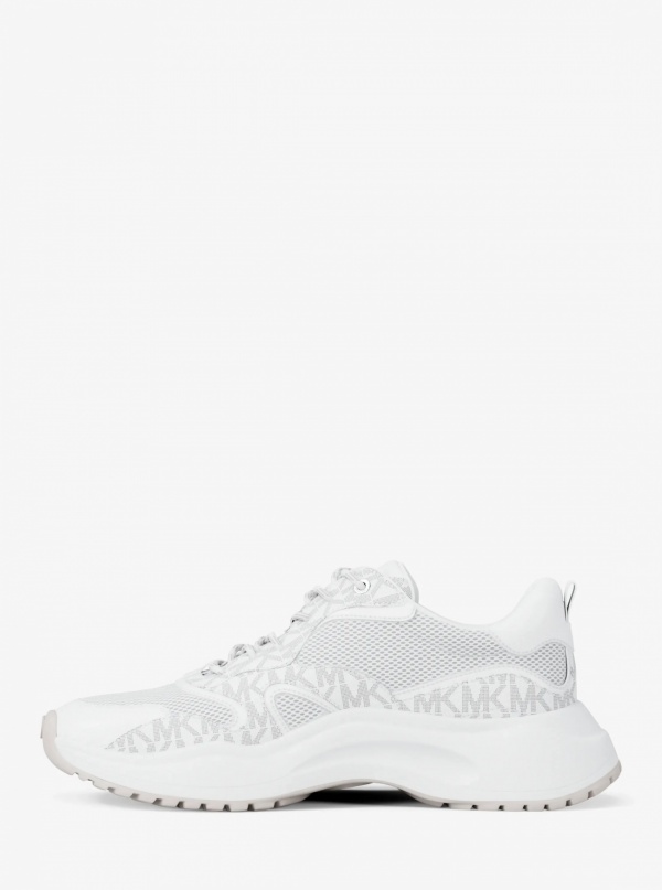Michael Kors Mens Levie Mixed-Media Trainer