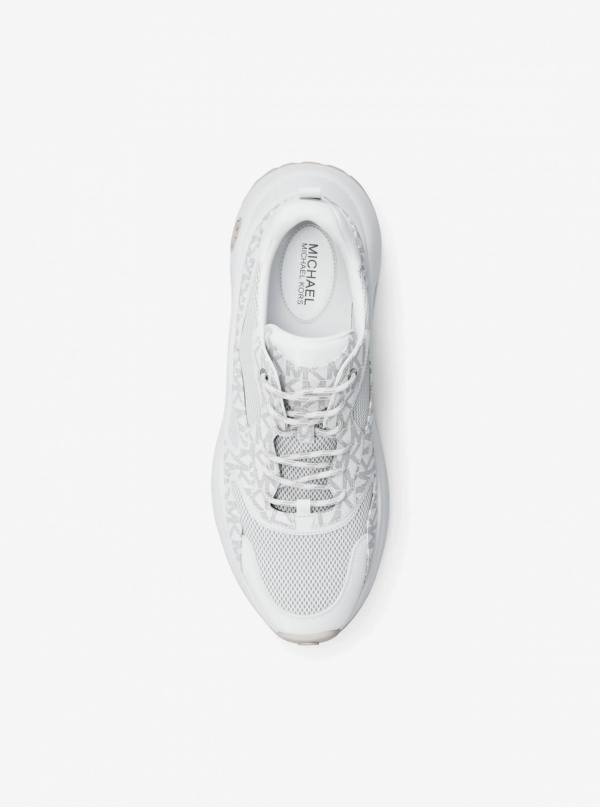Michael Kors Mens Levie Mixed-Media Trainer