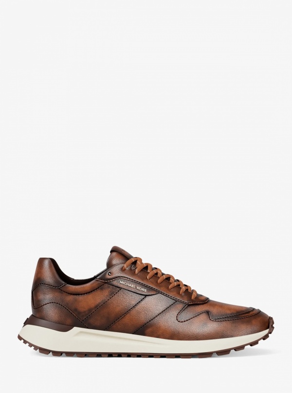 Michael Kors Mens Dax Burnished Trainer