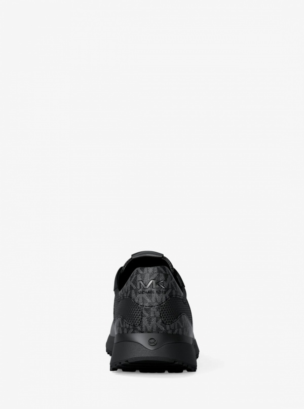 Michael Kors Mens Dax Mixed-Media Trainer