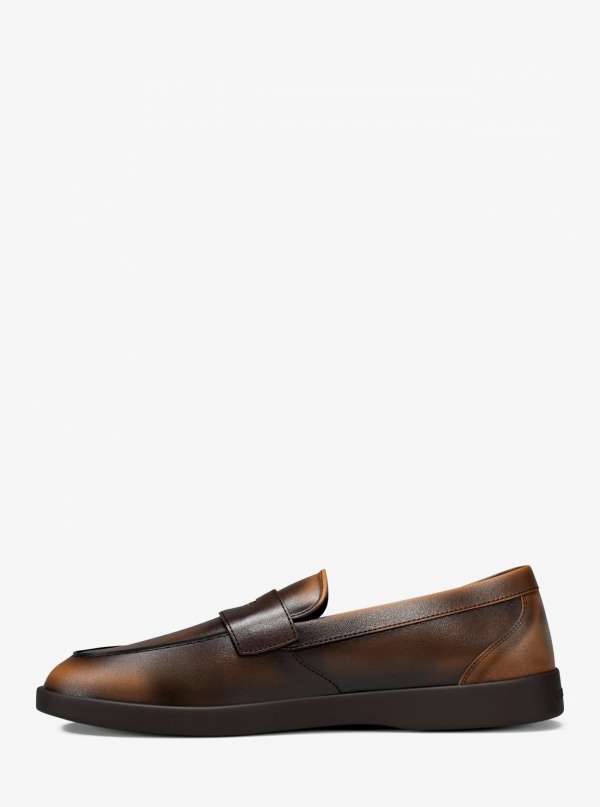Michael Kors Mens Hugh Burnished Loafer