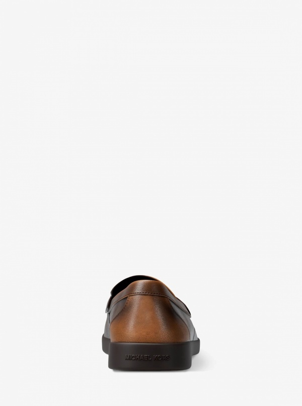 Michael Kors Mens Hugh Burnished Loafer