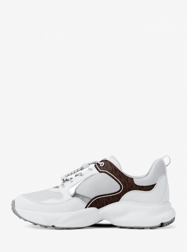 Michael Kors Mens Jett Mixed-Media Trainer