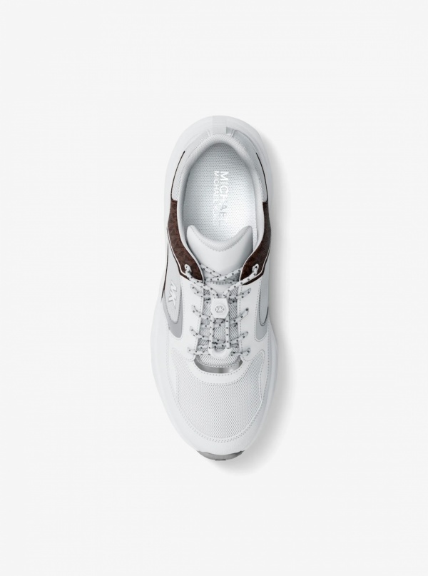 Michael Kors Mens Jett Mixed-Media Trainer
