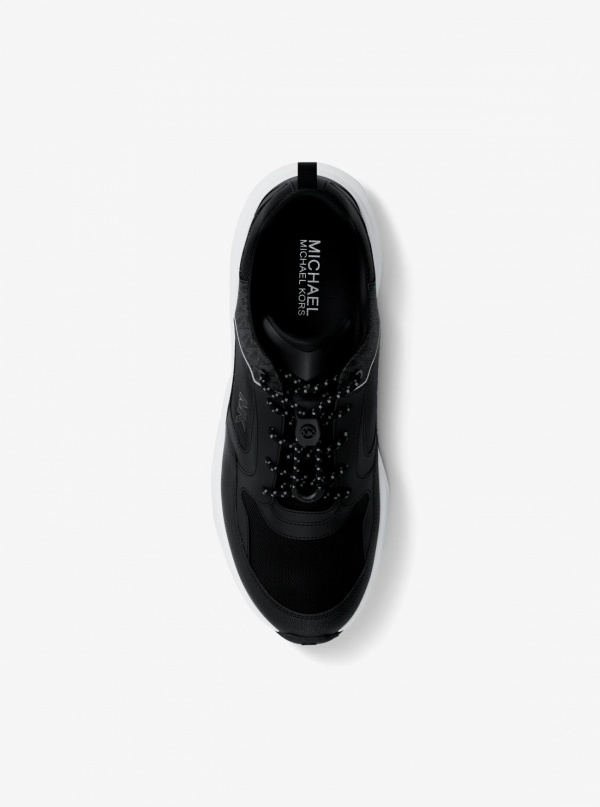Michael Kors Mens Jett Mixed-Media Trainer