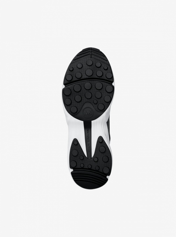 Michael Kors Mens Jett Mixed-Media Trainer