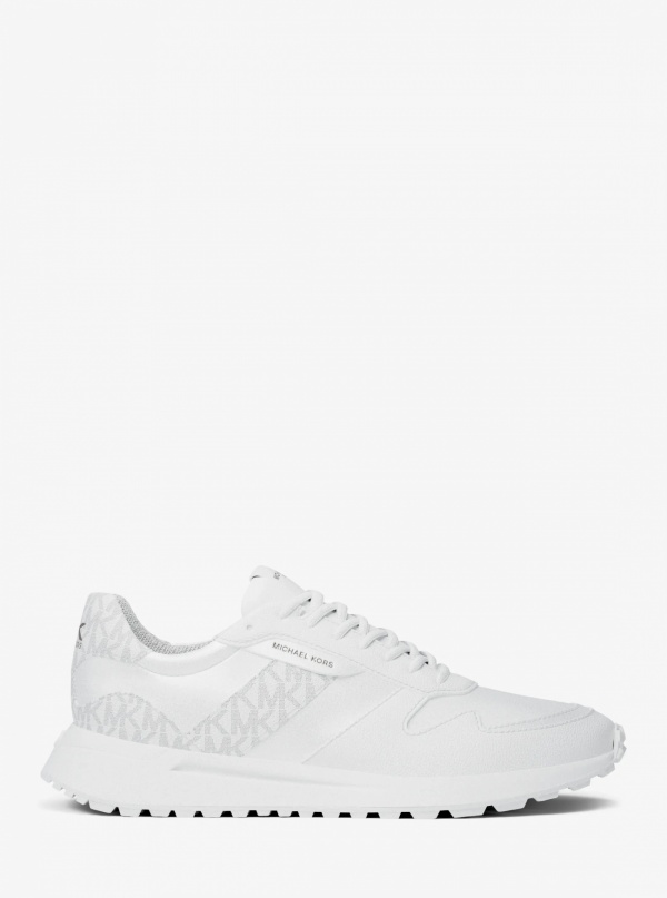 Michael Kors Mens Dax Mixed-Media Trainer