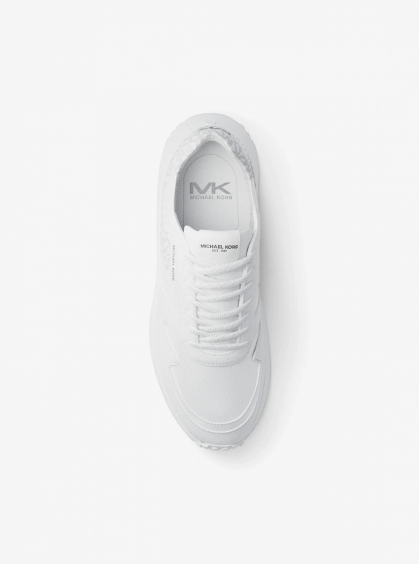 Michael Kors Mens Dax Mixed-Media Trainer