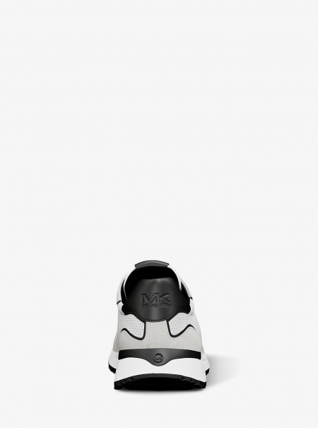 Michael Kors Mens Dax Mixed-Media Trainer