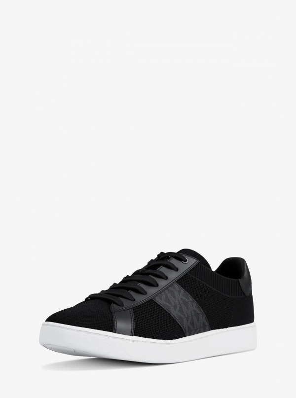 Michael Kors Mens Jacob Mixed-Media Sneaker