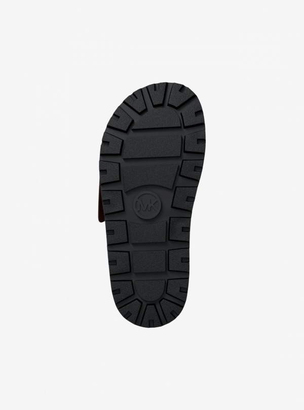 Michael Kors Mens Luka Signature Logo Slide Sandal