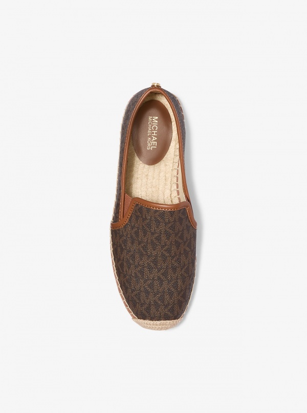 Michael Kors Hastings Signature Logo Slip-On Espadrille