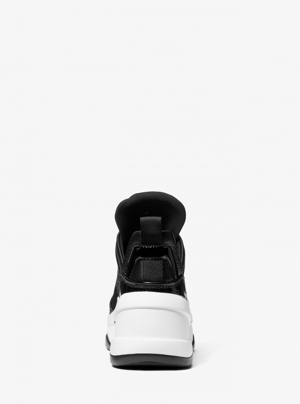 Michael Kors Olympia Mixed-Media Trainer