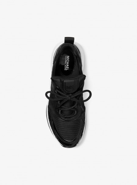MICHAEL Michael Kors Olympia Mixed-Media Trainer