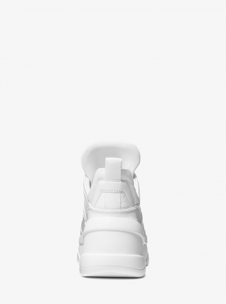 MICHAEL Michael Kors Olympia Mixed-Media Trainer
