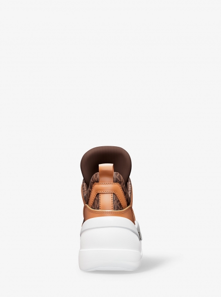 MICHAEL Michael Kors Olympia Signature Logo Trainer