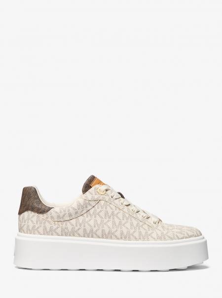MICHAEL Michael Kors Romey Two-Tone Logo Platform Sneaker
