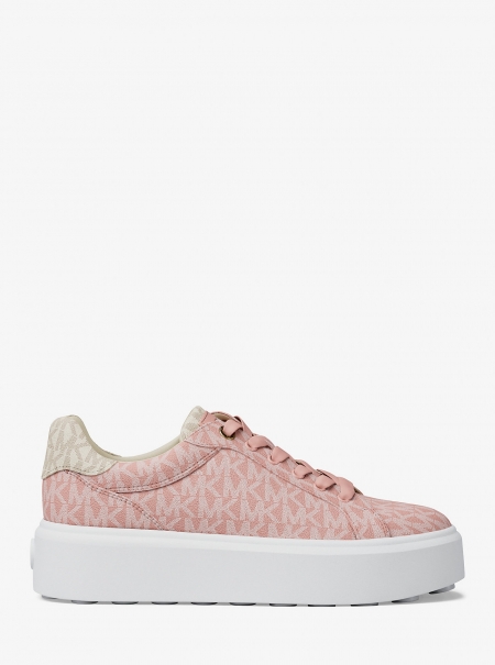 MICHAEL Michael Kors Romey Two-Tone Logo Platform Sneaker