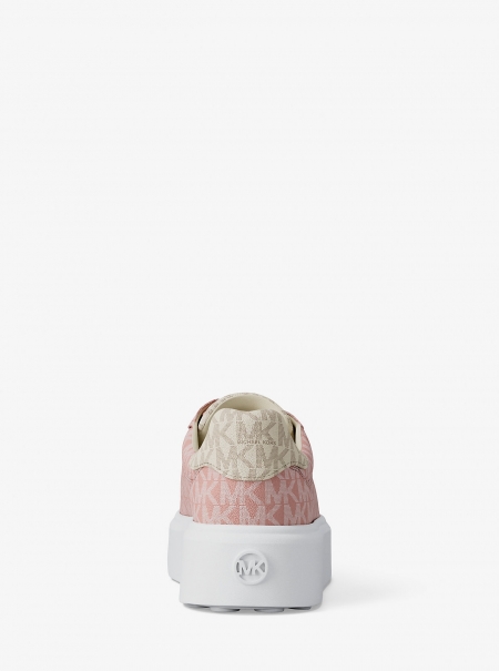 MICHAEL Michael Kors Romey Two-Tone Logo Platform Sneaker