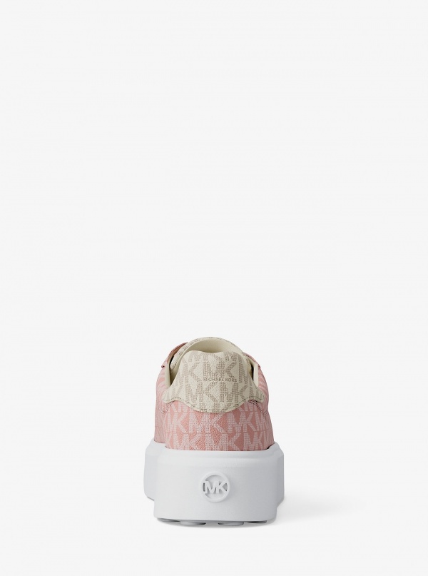 Michael Kors Romey Two-Tone Logo Platform Sneaker