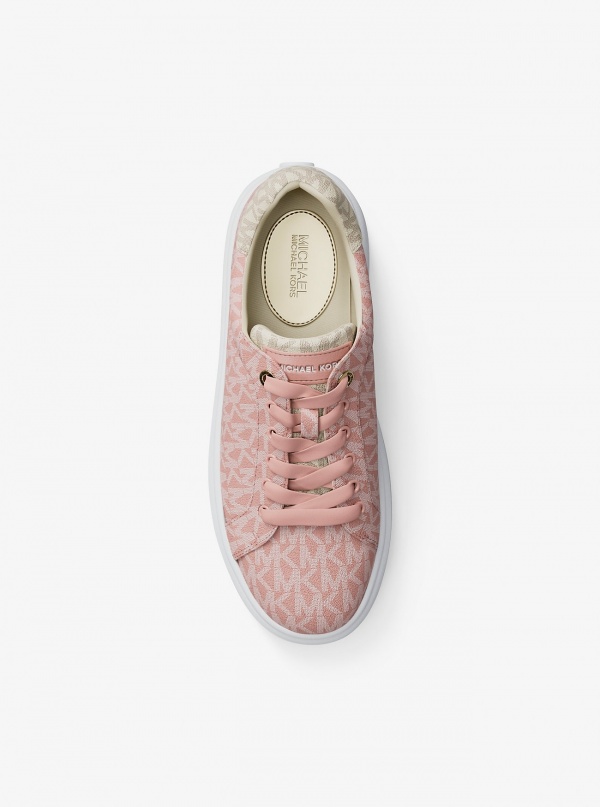 Michael Kors Romey Two-Tone Logo Platform Sneaker
