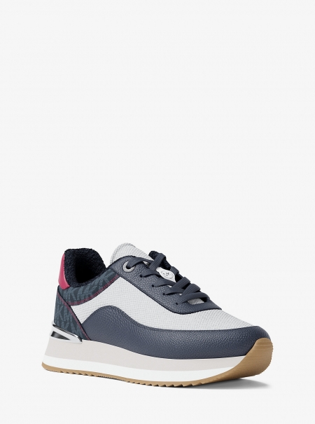 MICHAEL Michael Kors Hattie Mixed-Media Trainer