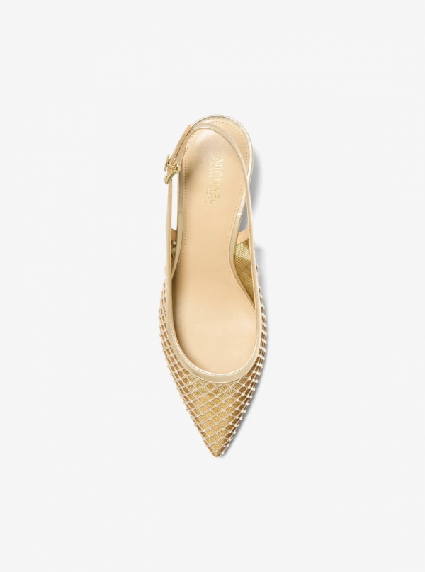 Amali Embellished Mesh Pump