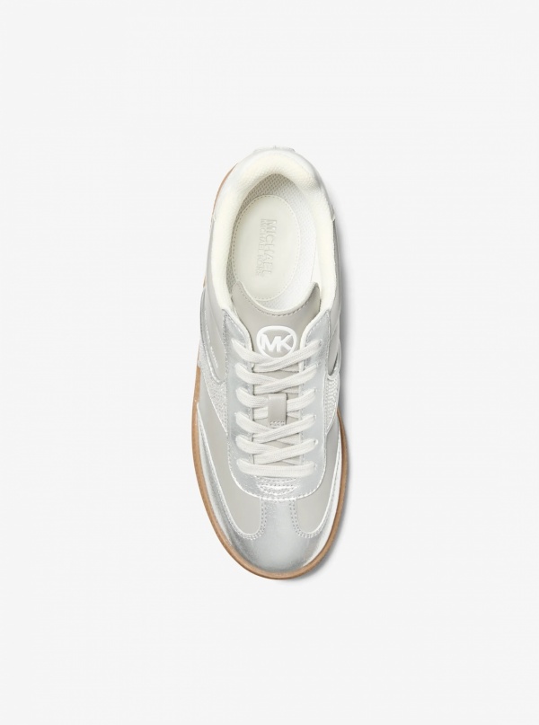 Benny Embellished Metallic Sneaker